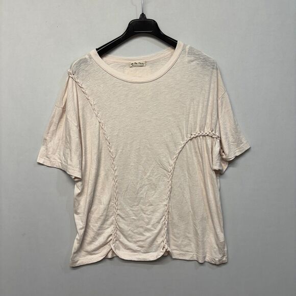 NWT Free People We The Free Oversized T-Shirt Tee Top Size Medium C046 -9 - Picture 1 of 16